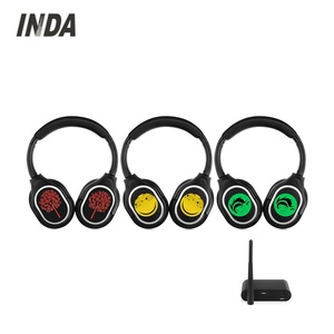 Cinematic HI-FI Sound Outdoor Rooftop Movie Film Wireless Headphone Silent Disco RF998A Multi Headphones Work With A Transmitter - Product Image 3