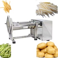 Vente directe d'usine, petite coupe-frites électrique automatique portable, machine à couper les frites en acier inoxydable