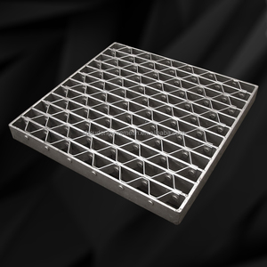 Plancher en treillis d'acier galvanisé à chaud, cadre de passerelle, grille de sol, plaque de pont pour la construction industrielle - Product Image 2