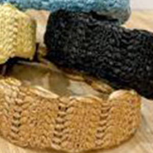 Bandeau large en tricot élastique pour femme, mode décontractée, en coton et dentelle - Product Image 4