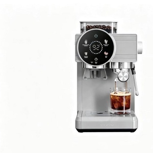 Máquina de Espresso Italiana Profesional con Espumador de Leche Automático, Máquina de Espresso, Cappuccino y Latte para Oficina y Hogar, Café Molido - Product Image 1