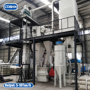 Línea de Producción de Pienso en Pellets de Alfalfa de 5-18 Ton/H, Planta Completa de Fabricación de Pienso para Animales, Granja de Pollos, Vacas y Ovejas - Product Image 1