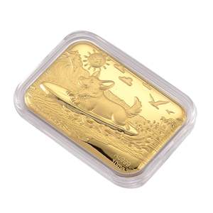 アンティーク調 10mg 金箔 クリエイティブメタルコレクション クラフトプリント コレクターズアイテム 記念品 ギフト - Product Image 3