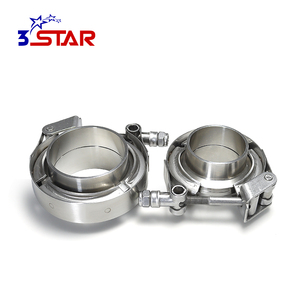 Collier de serrage rapide en acier inoxydable pour tuyau d'échappement à bride en V et rainure en V - Product Image 6