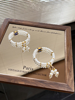Bracelet en cristal naturel Sinyore White Moonlight - Lapis Lazuli / Perle d'eau douce
