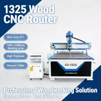 Machine de fraisage CNC à broche unique RichAuto professionnelle 1300x2500mm pour le travail du bois et la fabrication de meubles