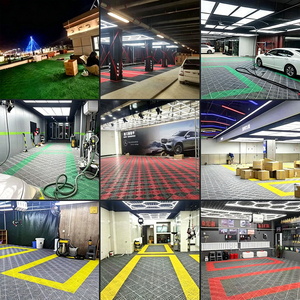 Heavy Duty Modular Plastic Garage <b>Floor</b> <b>Tiles</b> Anti-Slip Wear-Resistant Waterproof Click Lock PP Plastic <b>Floor</b> Mats <b>Interlocking</b> - Product Image 6