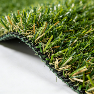 หญ้าเทียมแ<span class=keywords><strong>บ</strong></span><span class=keywords><strong>บ</strong></span>ทอผสมใยสังเคราะห์ที่ซึมผ่านได้ เป็นมิตรกั<span class=keywords><strong>บ</strong></span>สิ่งแวดล้อม รีไซเคิลได้ เหมาะสำหรั<span class=keywords><strong>บ</strong></span>สวนบนหลังคา ระเบียง และพื้นที่กีฬา - Product Image 3