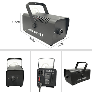 آلة دخان احترافية للدي جي مع جهاز تحكم عن بعد، مولد أجواء صغير يعمل بتيار متردد 110-240 فولت، ماركة مينغلانغ، 400 واط، ضمان لمدة سنة واحدة - Product Image 2