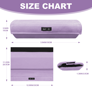 Paire de coussinets ergonomiques en mousse à mémoire de forme pour accoudoirs de fauteuil roulant, housses ajustées, non lavables - Product Image 2