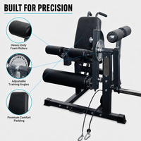 W1526 Appareil combiné d'extension des jambes assis et de flexion des jambes couché, Nouveau design 2026, Équipement de musculation commercial pour la force des jambes, Fabricant
