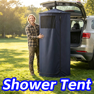 Tente de change portable quatre saisons imperméable, tente de douche pour voiture, ouverture rapide automatique, pour <span class=keywords><strong>camping</strong></span>, voyage, une personne - Product Image 1