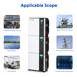 ระบบจัดเก็บพลังงานสำหรับบ้านแบบติดผนัง 48V 5kwh 100ah แบตเตอรี่ลิเธียมไอรอนฟอสเฟต LFP สำหรับโซลาร์เซลล์ 48v Lifepo4 - Product Image 5