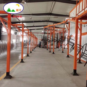 Chất lượng cao phun sơn hệ thống sơn tĩnh điện dây chuyền sản xuất cho sản xuất đồ nội thất bằng gỗ và ghế - Product Image 4