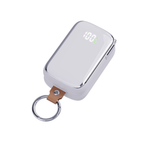 Nouveauté 2026 Mini Power Bank Porte-clés 10000mAh Charge Rapide avec Câble Type-C