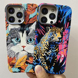 Luxo Cuộc Sống Thiết Kế Mới <span class=keywords><strong>Kitty</strong></span> Mô Hình Cứng PC Trường Hợp Đối Với Iphones 15 Pro Max 16 Pro Slim PC Trường Hợp Từ Tính Với Kim Loại Máy Ảnh Khung - Product Image 4