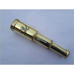 Telescopio de Mano de Latón Sólido Thorinstruments 6x30mm, Lupa Pirata, Decoración Náutica, Regalo, Uso en Interiores - Product Image 2