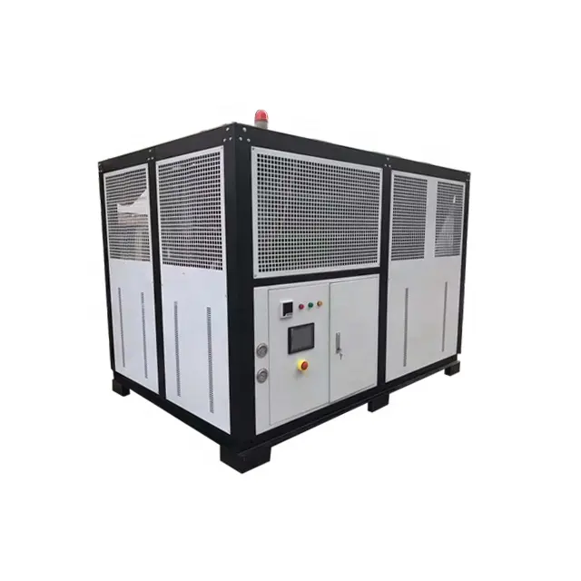 Enfriador de agua refrigerado por aire para máquinas de inyección, alta calidad, 50HP
