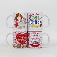 Cadeaux de tasse à café pour la fête des mères Meilleure maman de tous les temps Design minimaliste en céramique Fabriqué dans le Shandong Cadeaux d'anniversaire pour les mamans
