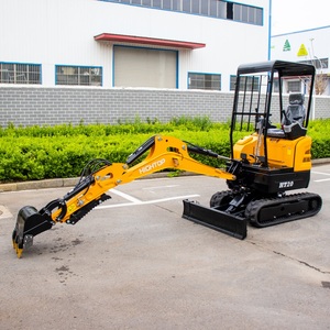 รถขุดขนาดเล็ก Home Orchard HT-20 สำหรับงานก่อสร้าง พร้อมหัวจับแบบกลไกและหัวเจาะดิน - Product Image 4