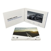 10 pouces bon prix personnalisé cadeau vidéo boîte écran Lcd vidéo brochure cadeau boîte vidéo en brochure