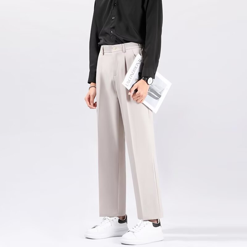 High Quality Men's Dress Suit Pants - Summer Casual Style