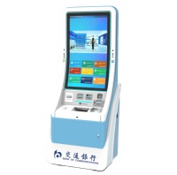 Fabricant de kiosques d'impression de documents A4 Kiosques de paiement d'impression de documents à écran tactile 32 "Kiosque d'enregistrement d'hôpital