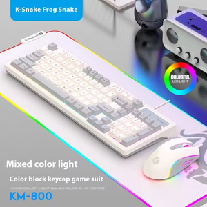 Key Standard Waterproof Gaming E-Sports <b>Wired</b> Keyboard and <b>Mouse</b> Combo Mixed Colors LED Backlit for Laptop in Stock - Product Image 3