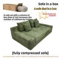 Sofá Cama Plegable de Tela Estilo Nórdico, Mueble Multifuncional sin Marco para una Vida Moderna