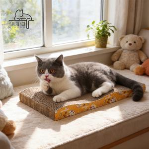 Factory Wholesale <strong>Cat</strong> Scratching Board Wavy <strong>Cat</strong> Scratching Board <strong>Sofa</strong> Round Oval <strong>Cat</strong> Scratching Bowl L-type Grinding - Product Image 1