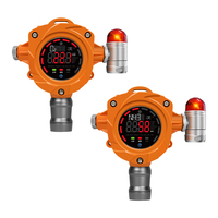 Detector de Fugas de Gas para Montaje en Pared 2026, Uso Industrial, Cloud Admin, Detector de LEL, H2S, CO, CO2, O3, NH3, LPG