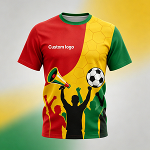 Camiseta Deportiva de Manga Corta con Estampado 3D de Fútbol, Cómoda, Ligera y Transpirable, de Primera Calidad, para Amantes del Deporte - Product Image 2
