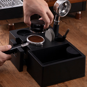 ที่วางผงกาแฟอเนกประสงค์ Good Match Coffee Pro ABS ฐานเก็บอุปกรณ์กาแฟพร้อมแทมเปอร์และตัวจ่ายผงกาแฟสำหรับเอสเพรสโซ - Product Image 1