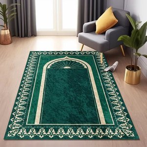 Velvet Muslim Turkey Gebets matte Memory Foam Reise gebets matte und Set Design Rolled for Home