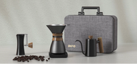 DHPO vente en gros, ensemble de Table basse personnalisé de haute qualité, meilleure vente, outils barista, broyeur manuel avec cadeau Premium