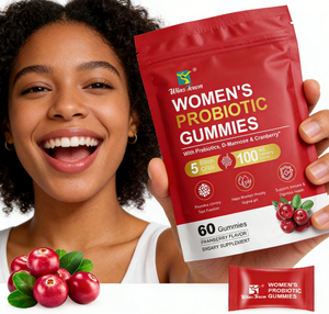 Gummies probiotiques pour femmes Wins Town, spécialement formulées pour la santé féminine, équilibre les probiotiques intestinaux - Product Image 2