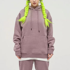 <b>Hoodie</b> Big Custom Logo Print Cotton <b>Thick</b> Heavy Weight Blank Hoodies High Quality Warm Oversize <b>Men</b> Hoodies Manufacturers - Product Image 1