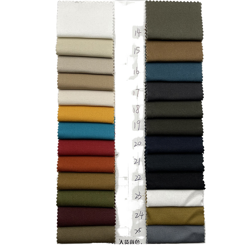 Factory-Made Twill Workwear Fabric 100% Cotton 190 GSM Durable Woven Textile for Industrial Uniforms Coveralls Safety Apparel
