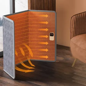 Calentador Eléctrico Portátil <span class=keywords><strong>de</strong></span> 3 Lados para Debajo del Escritorio, Plegable, <span class=keywords><strong>de</strong></span> Bajo Ruido, Calentador <span class=keywords><strong>de</strong></span> Pies para Piernas, Tobillos y Pies - Product Image 2