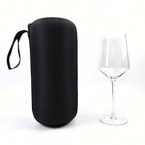 Estuche de Transporte para Copas de Vino de EVA Impermeable, Estuche Rígido de EVA a Prueba de Golpes para una Sola Copa, Estuche de Almacenamiento de Copas de Vino de EVA para Viaje - Product Image 2