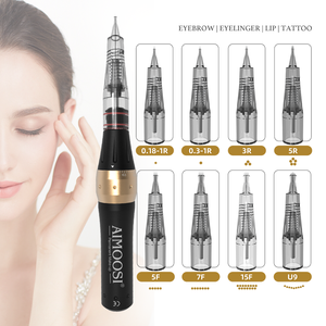 Micropigmentazione Semi permanente Micro Private Label alta macchina trucco <span class=keywords><strong>Tatoo</strong></span> inchiostro Amiea tatuaggio kit Set macchina per il microblading di Eyeliner organico - Product Image 3