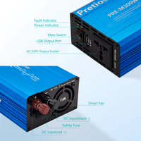 Onduleur Pretiosus Onde sinusoïdale modifiée 300watt 300W DC 12V 24V 48V 60V 72V à AC110V 120V 210V 220V 230V Convertisseur de puissance