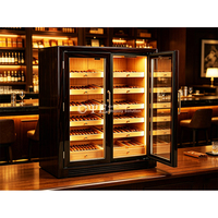 Meilleures ventes : Humidor à cigares de grande capacité en bois naturel ou en cèdre espagnol
