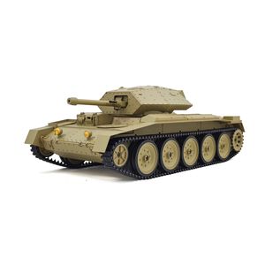 Coolbank 1/16 UK Crusader Mk.III Modèle <span class=keywords><strong>char</strong></span> <span class=keywords><strong>Combat</strong></span> Véhicule Lumière avec Fumée Tourelle Rotation 360 ° Télécommande Voiture Jouets pour Garçon - Product Image 6