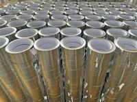 Ruban adhésif en aluminium sans doublure pour l'enroulement des tuyaux de construction et l'isolation thermique dans les systèmes muraux et de plafonds