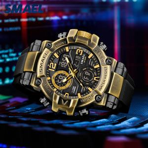 Reloj Deportivo Digital LED para Hombre SMAEL 8110 con Cronógrafo, Alarma y Resistencia al Agua de 50 Bares, Ideal para Regalo - Product Image 5