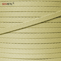 Aramid rulo halat yangın geciktirici alev geciktirici ısı yalıtımı düz kare Cordage örgülü Aramid halat cam tavlama için