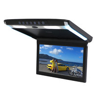 Monitor LED para Auto de 17.3 Pulgadas, Económico, Diseño Plegable para Techo, con Conexión USB/SD, Función de Control Remoto, Pantalla LCD