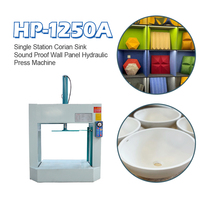 Presse hydraulique thermoformeuse pour la fabrication de bassins en Corian, de dômes en acrylique et d'éviers en surface solide – Équipement de moulage