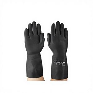 Gants Ansell AlphaTec 87-118 en caoutchouc latex anti-chimiques personnalisables - Protection durable, flexible et efficace contre les produits chimiques nocifs - Product Image 1